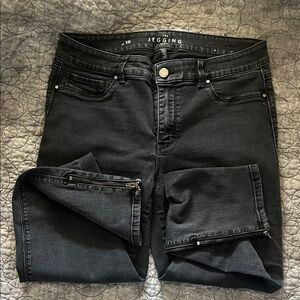 White House Black Market Dark Gray Jeggings